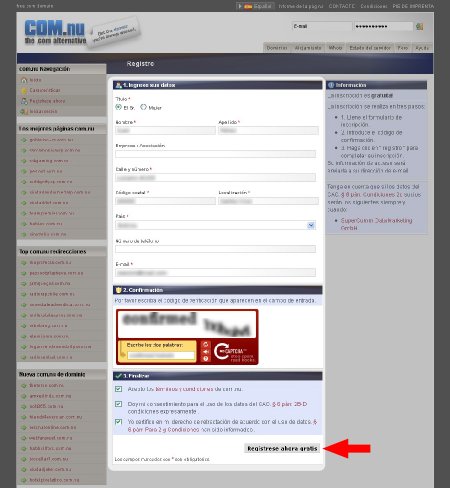 [Formulario de registro en www.com.nu]