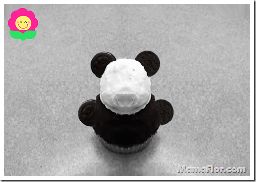 Cupcakes Oso Panda Galletas Oreo