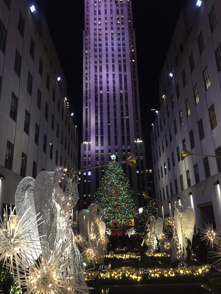 街はクリスマス色 クリスマスカード進捗状況 ニューヨークで入浴中