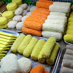 frozen Dutch snacks prior to deep frying in IJmuiden, Netherlands 