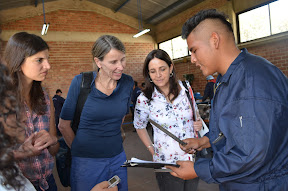 Jefa de Cooperación; Nadia Ottinger, visita Institutos Tecnológicos de Cochabamba (Abril 2016)