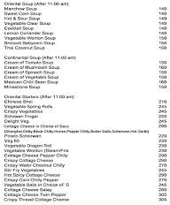 Landmark Restaurant Veg Diet menu 2