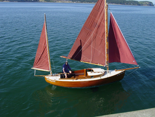 William Garden "Eel \" canoe yawl for sale