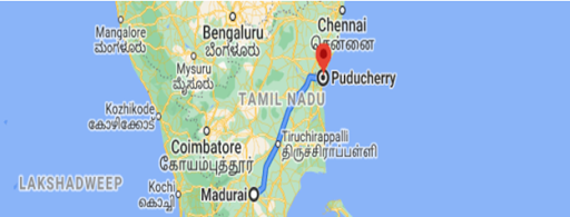 Madurai to Pondicherry  taxi