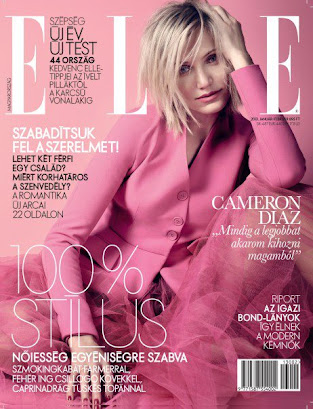 Elle Hungary January 2013: Cameron Diaz by David Slijper