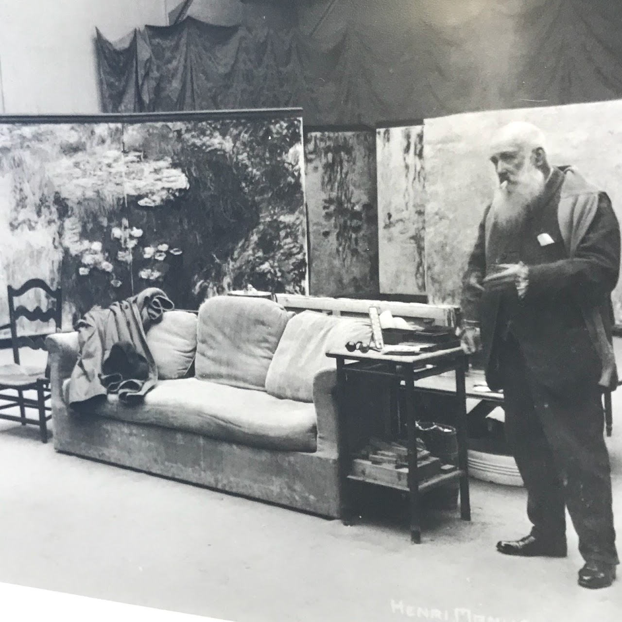 Henri Manuel Photograph of Claude Monet