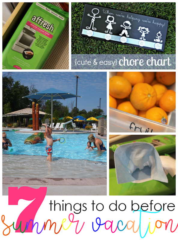 7 Things to Do Before Summer Vacation #affresh #ad