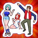 Icon Pose Puzzle:Tricky Paper Doll