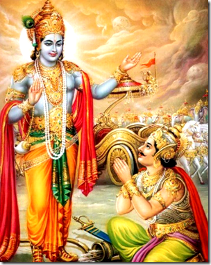 [Krishna and Arjuna]