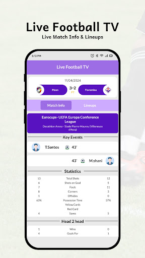 Screenshot Live Football TV HD Streaming