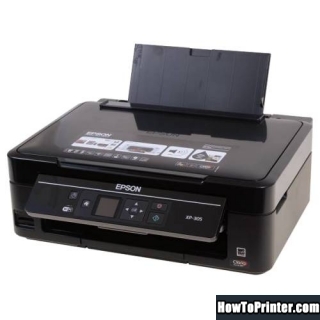 Reset Epson XP-305 printer by Resetter program