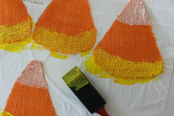 candy corn garland