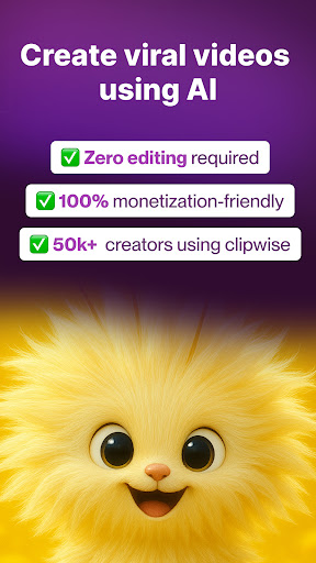 Screenshot Clipwise: AI Video Generator