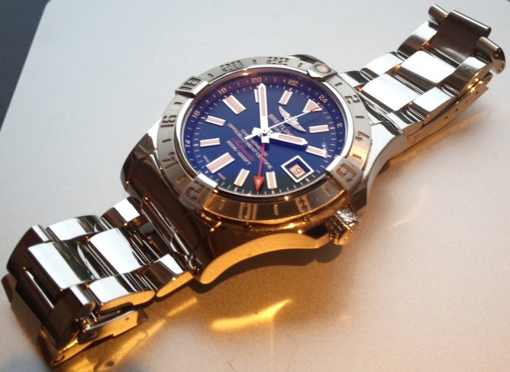 breitling avenger ii gmt blue