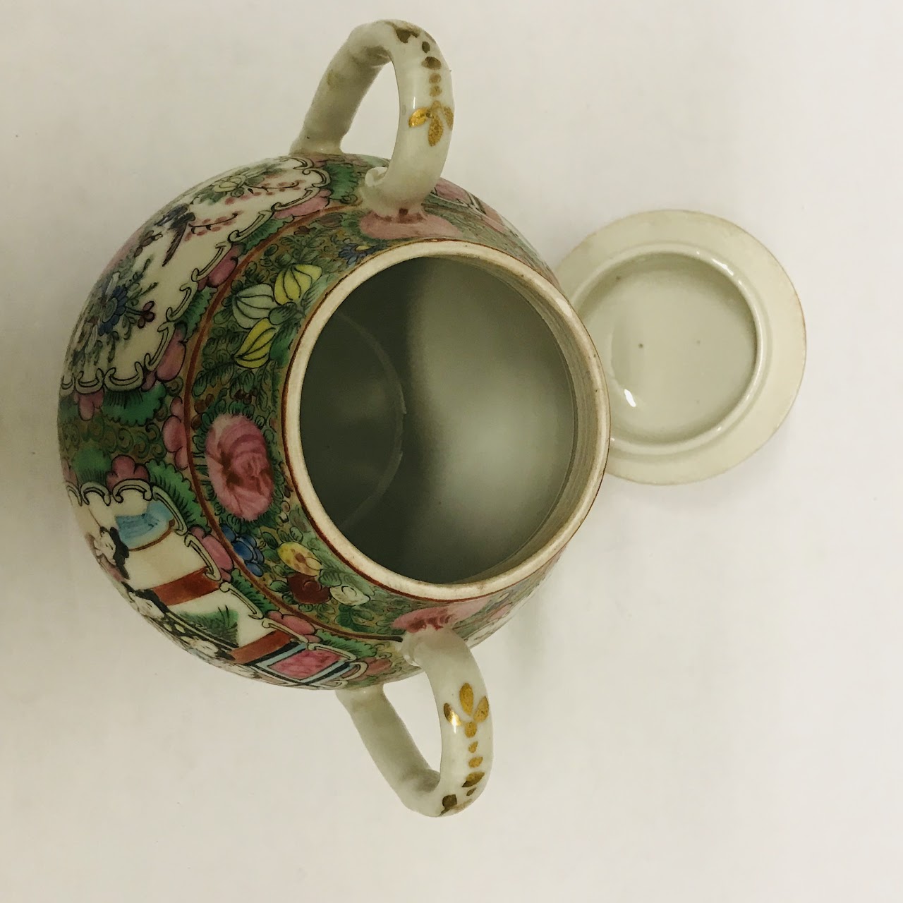 Rose Medallion Antique Tea Set