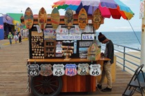 Gorgeous street stall at Santa Monica Pier, California