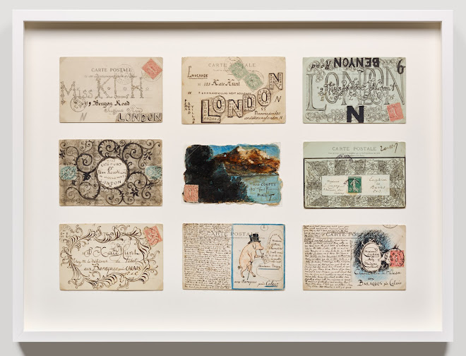 <p>
	<strong>L&eacute;on Coupey </strong>(1864-1925)<br />
	<strong>Nine Postcards</strong><br />
	Ink, wash, graphite and crayon on card<br />
	17 &frac12; x 23 &frac12; inches framed<br />
	Collection Karim Barbir, Houston, USA<br />
	Set 3B<br />
	&nbsp;</p>
