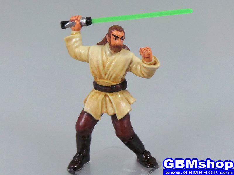 star wars miniature Imperial Assault Qui Gon Jinn Jedi Weapon Master #28 Champions of the Force Star Wars Miniatures Custom Customize and Painting