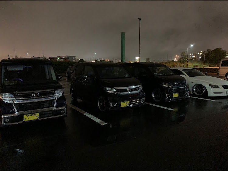 N-WGN カスタムの新千歳空港国際線・いかついお顔に関するカスタム事例の投稿画像4枚目