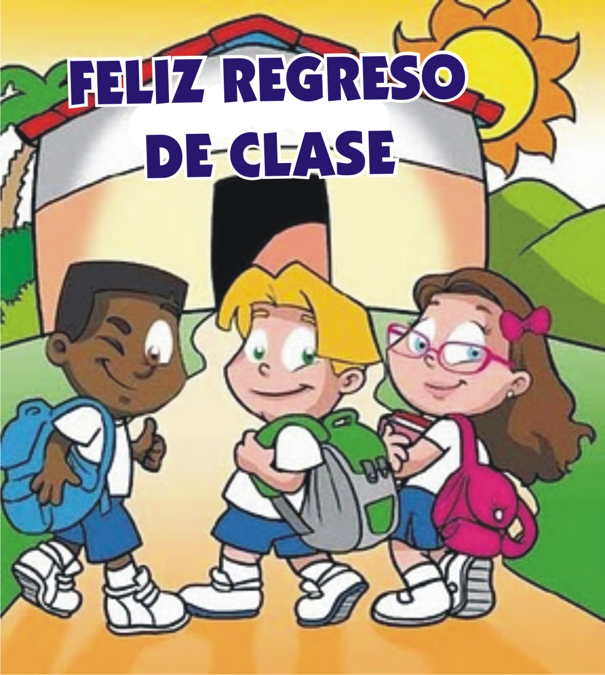 Niños llegando a la escuela - Imagui