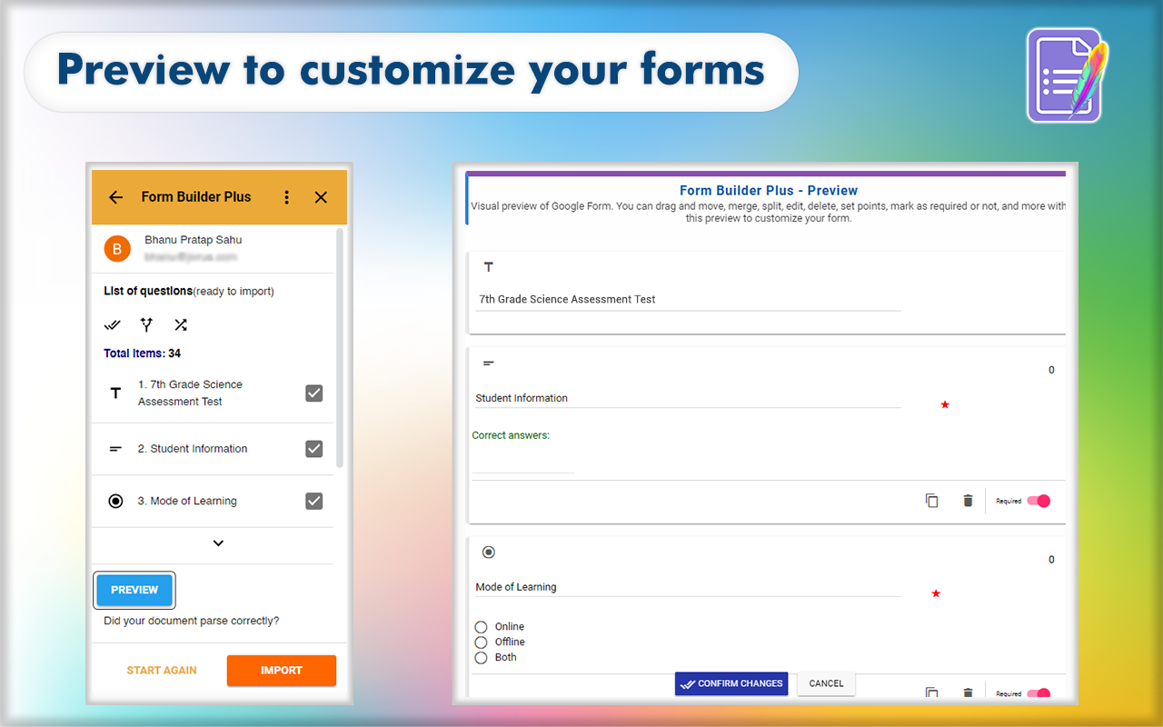 Google Forms: Online Form Creator