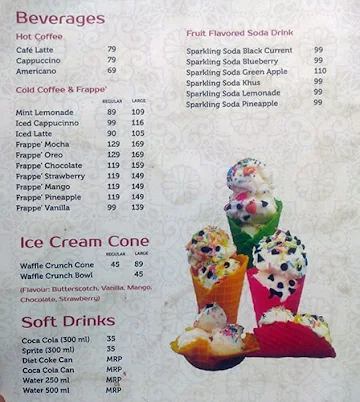 Shaivin's Donut & Cafe menu 