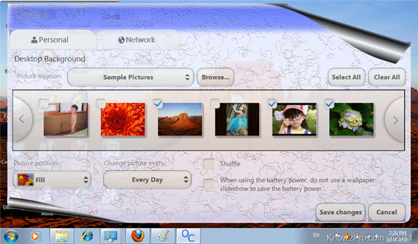 วิธีเปลี่ยน Wallpaper ใน Windows 7 Starter