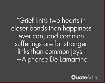 Grief knits two hearts together