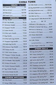 Sandwich King menu 2