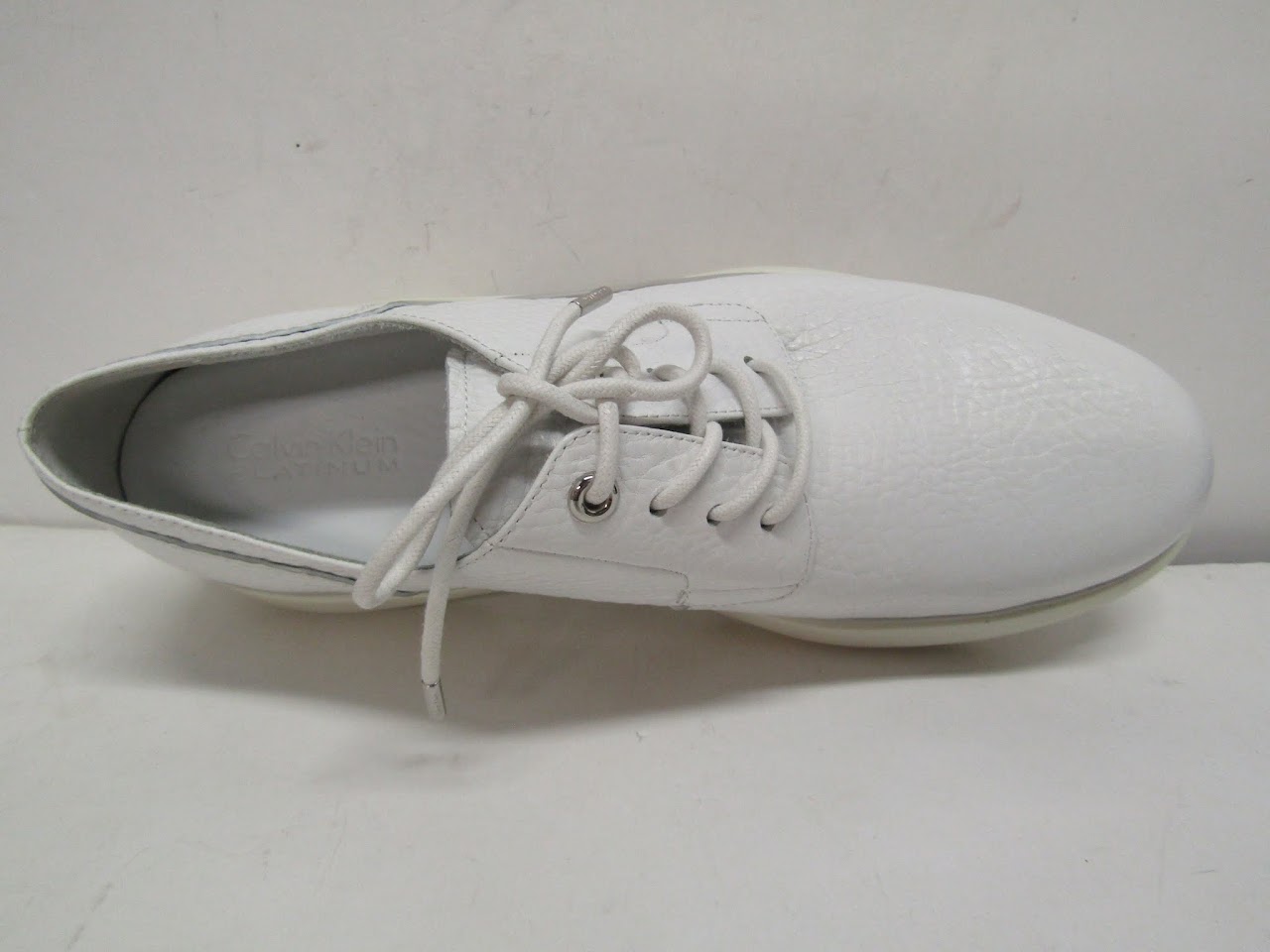 Calvin Klein Platinum Collection White Lace Ups