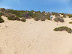 sand dunes down to Agathi beach