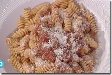 Fusilli con straccetti di manzo