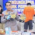 Kapolda Sulsel Pimpin Press Release Terkait Keberhasilan Satreskoba Polres Barru Ungkap 30Kg Sabu