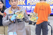 Kapolda Sulsel Pimpin Press Release Terkait Keberhasilan Satreskoba Polres Barru Ungkap 30Kg Sabu