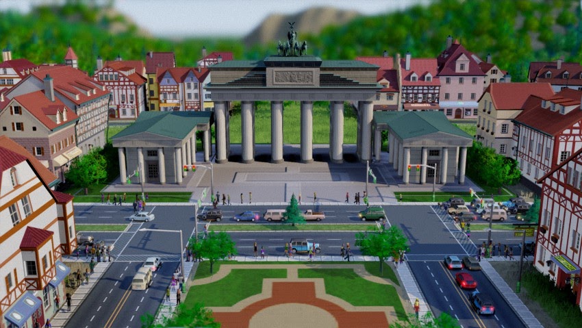 Hình ảnh trong game SimCity (screenshot)