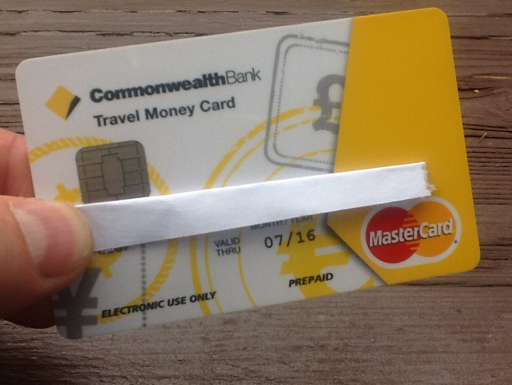 commonwealth travel card not working