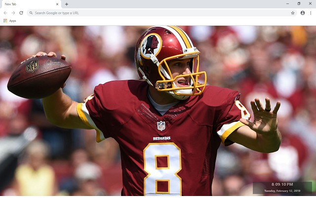 Washington Redskins New Tab