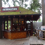 information booth in North Vancouver, Canada 