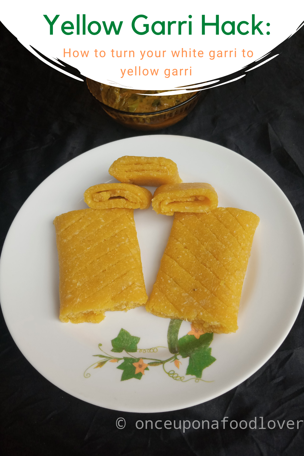 How to turn white garri to yellow garri