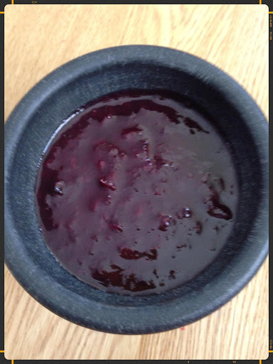 Blueberry Basil Barbecue Sauce