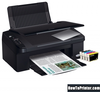 Reset Epson SX105 printer use Epson reset software