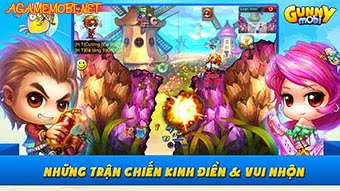 Game Gunny Mobi có những trận chiến kinh điển vui nhộn