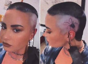What Do You Think Of Demi Lovato's New Head Tattoo?