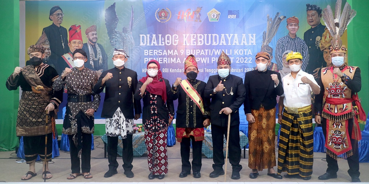 Dialog Kebudayaan, 9 Bupati/ Wali Kota Penerima AK PWI Pusat 2022