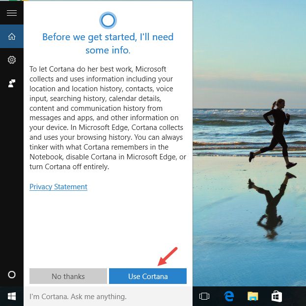 Windows 10, Cortana, local, utilisateur, compte, comment