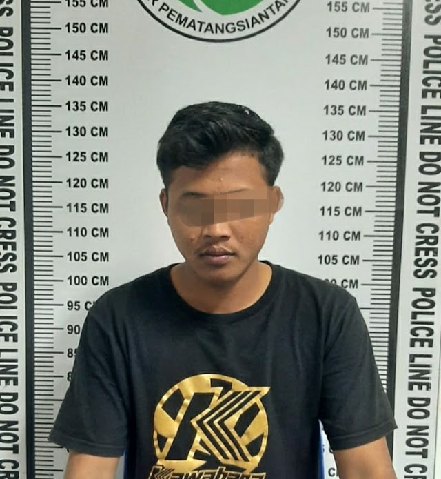 Kantongi Ganja Kering 10.73 Gram,Warga Tapian Dolok Digiring ke Polresta Siantar