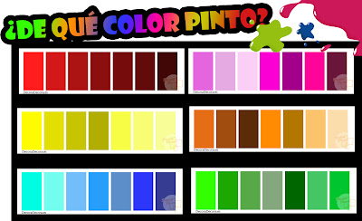 ¿De qué color pinto?