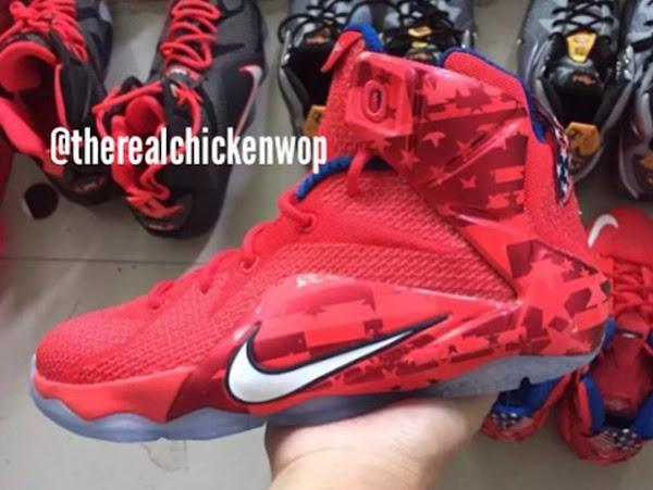 Closer Look at the Patriotic Nike LeBron 12 4th of July