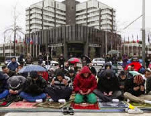 Outdoor Prayers In Strasbourg