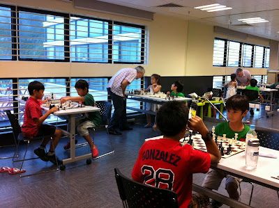Every body busy with chess